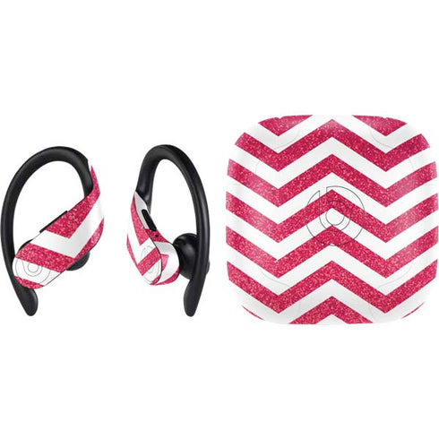 Pink Chevron PowerBeats Pro Skin