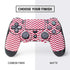 Pink Chevron PS4 Controller Skin