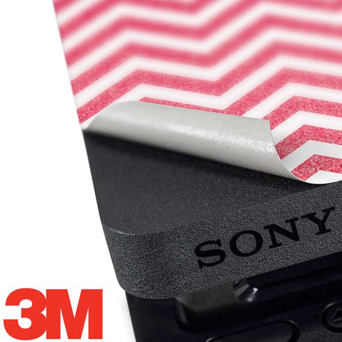 Pink Chevron PS4 Slim Bundle Skin