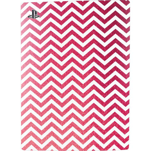 Pink Chevron PS5 Digital Edition Bundle Skin