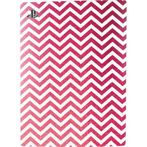 Pink Chevron PS5 Digital Edition Console Skin