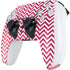 Pink Chevron PS5 Controller Skin