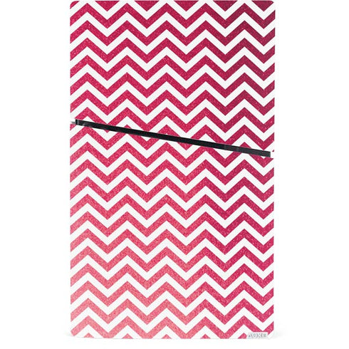 Pink Chevron PS5 Slim Digital Edition Console Skin