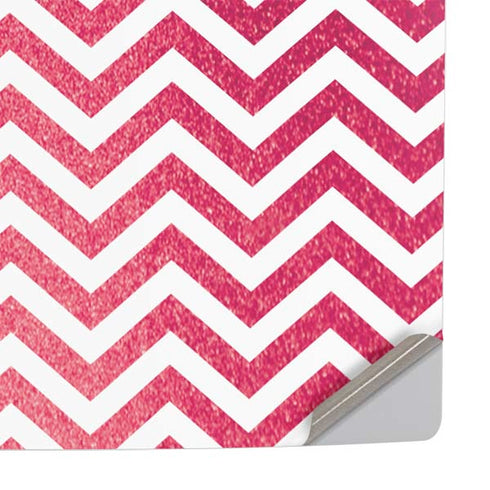 Pink Chevron PS5 Slim Digital Edition Console Skin