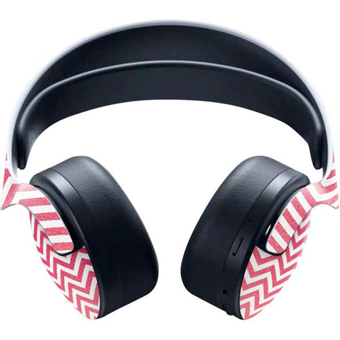 Pink Chevron PULSE 3D Wireless Headset for PS5 Skin
