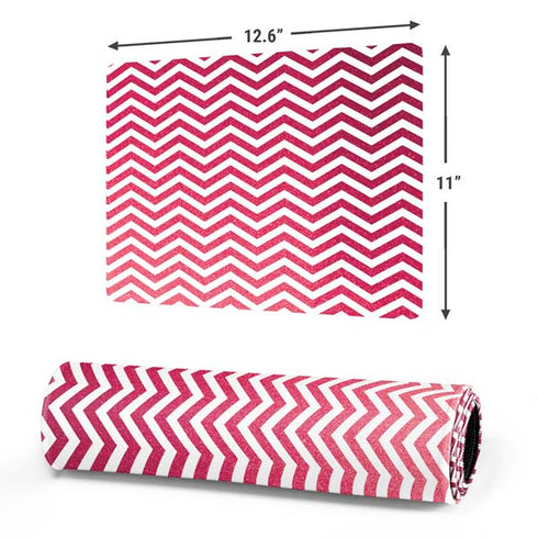 Pink Chevron Gaming Mouse Pad