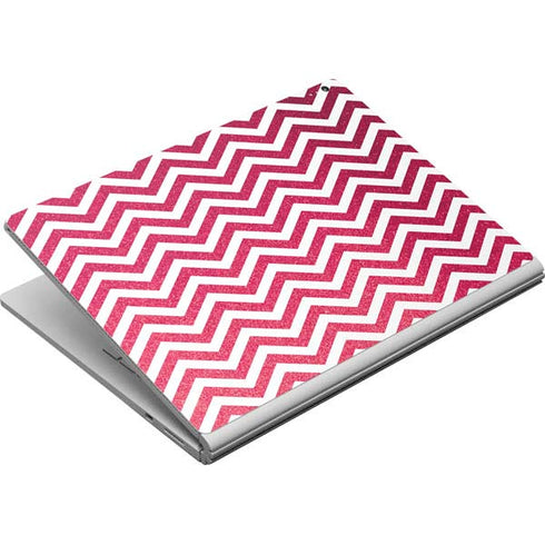 Pink Chevron Surface Book Skin
