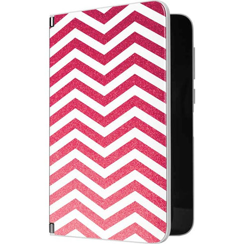 Pink Chevron Surface Duo Skin