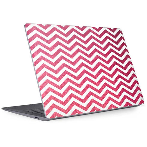 Pink Chevron Surface Laptop 3 13.5in Skin