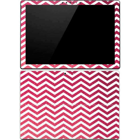 Pink Chevron Surface Pro 4 Skin
