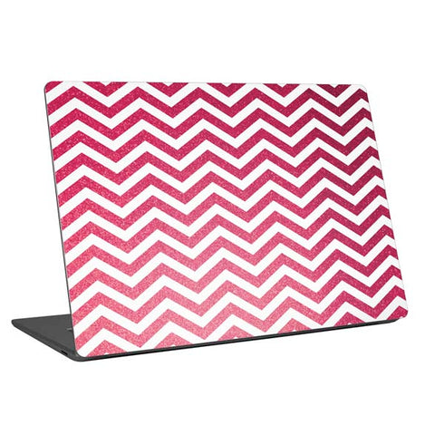 Pink Chevron Universal Laptop 12in (9.8 x 6.8in) Skin