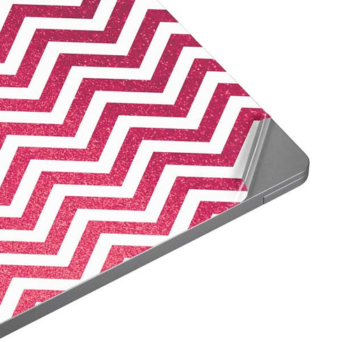 Pink Chevron Universal Laptop 12in (9.8 x 6.8in) Skin