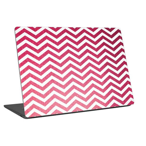 Pink Chevron Universal Laptop 14in (11.4 x 8.2in) Skin