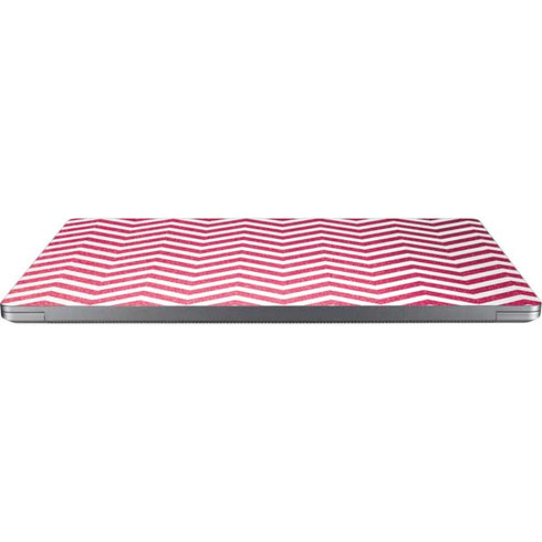 Pink Chevron Universal Laptop 16.6in (13.4 x 9.7in) Skin