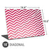 Pink Chevron Universal Laptop 18in (14.6 x 10.6in) Skin