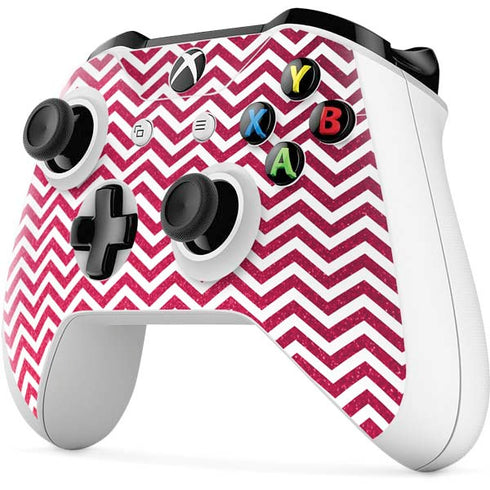 Pink Chevron Xbox One S Controller Skin