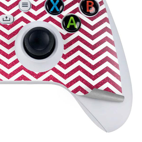 Pink Chevron Xbox Series S Skins