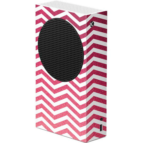 Pink Chevron Xbox Series S Console Skin