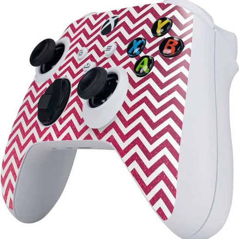Pink Chevron Xbox Series S Controller Skin