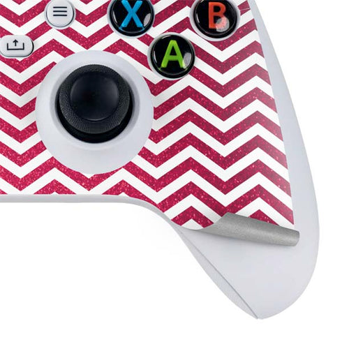 Pink Chevron Xbox Series S Controller Skin