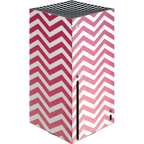 Pink Chevron Xbox Series X Console Skin