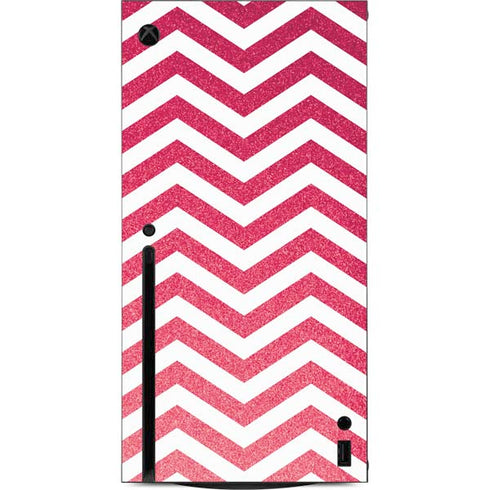 Pink Chevron Xbox Series X Console Skin