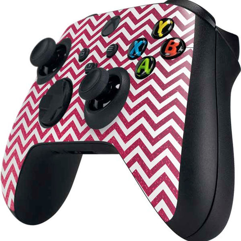 Pink Chevron Xbox Series X Controller Skin
