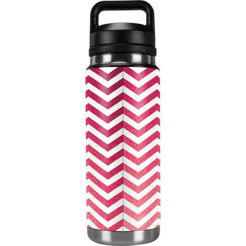 Pink Chevron YETI Rambler 26oz Bottle Skin