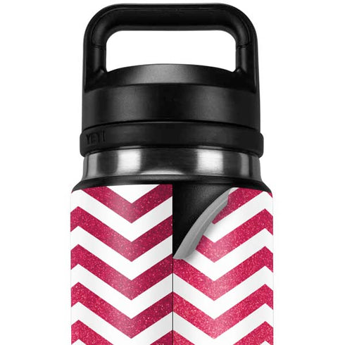 Pink Chevron YETI Rambler 26oz Bottle Skin