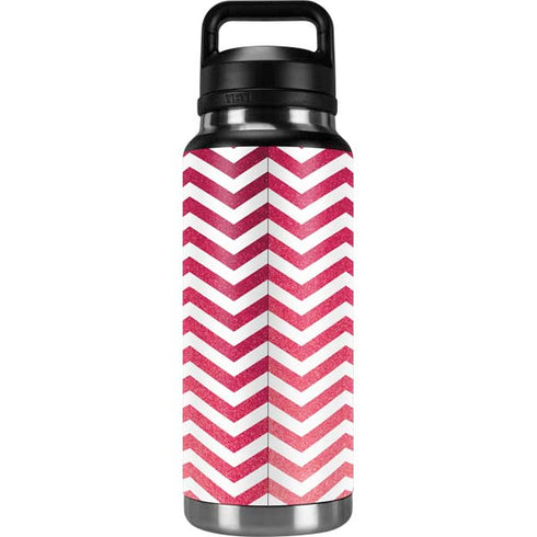 Pink Chevron YETI Rambler 36oz Bottle Skin