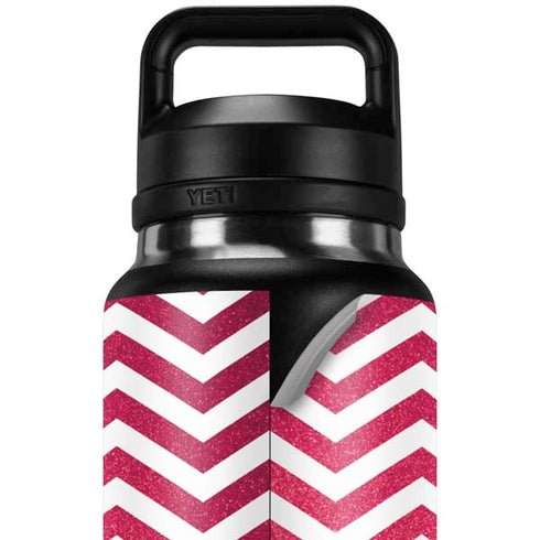 Pink Chevron YETI Rambler 36oz Bottle Skin