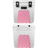 Pink Chevron YETI Roadie 24 Hard Cooler Skin