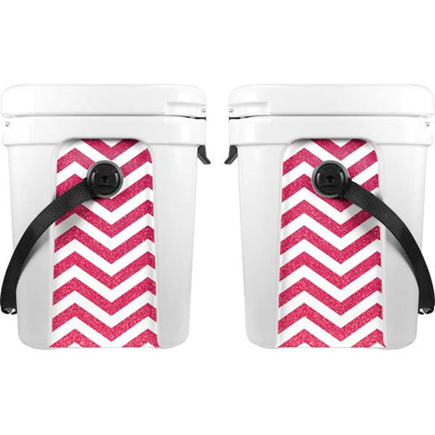 Pink Chevron YETI Roadie 24 Hard Cooler Skin