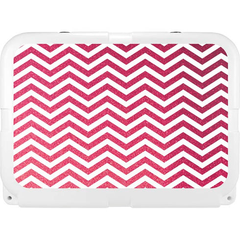 Pink Chevron YETI Tundra 35 Hard Cooler Skin