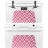 Pink Chevron YETI Tundra 45 Hard Cooler Skin
