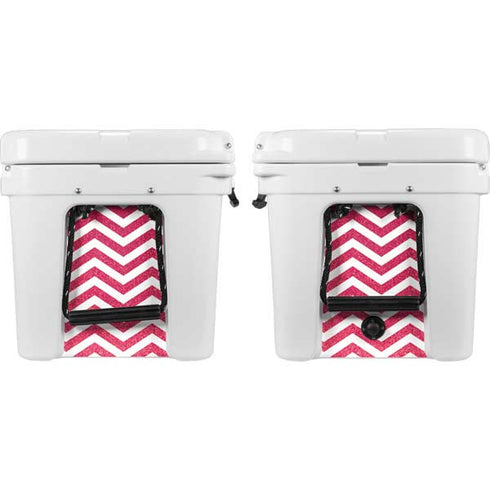 Pink Chevron YETI Tundra 45 Hard Cooler Skin