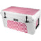 Pink Chevron YETI Tundra 65 Hard Cooler Skin