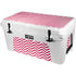 Pink Chevron YETI Tundra 65 Hard Cooler Skin