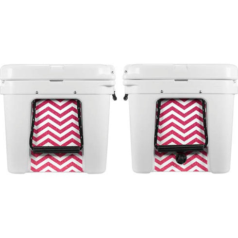 Pink Chevron YETI Tundra 65 Hard Cooler Skin