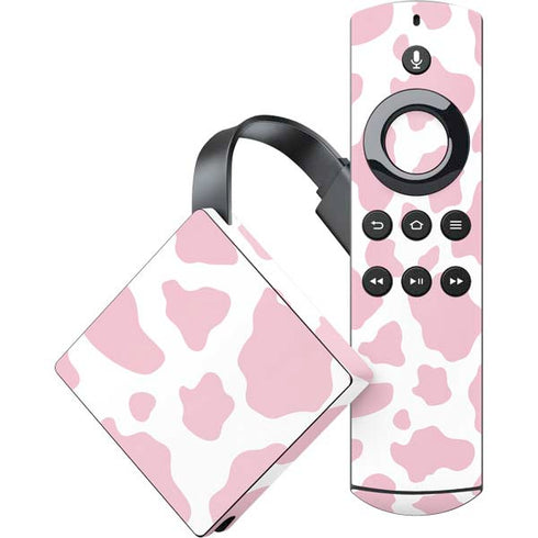 Pink Cow Print Amazon Fire TV Skin