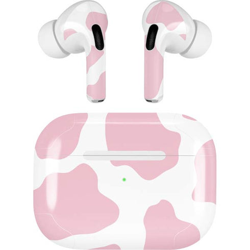 Pink Cow Print Apple AirPods Pro Skin