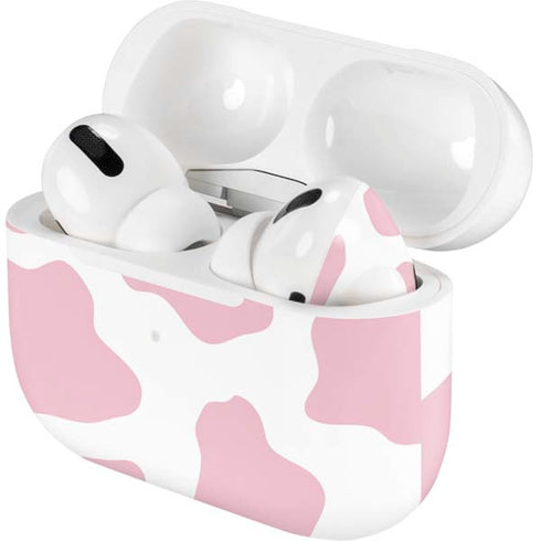 Pink Cow Print Apple AirPods Pro Skin