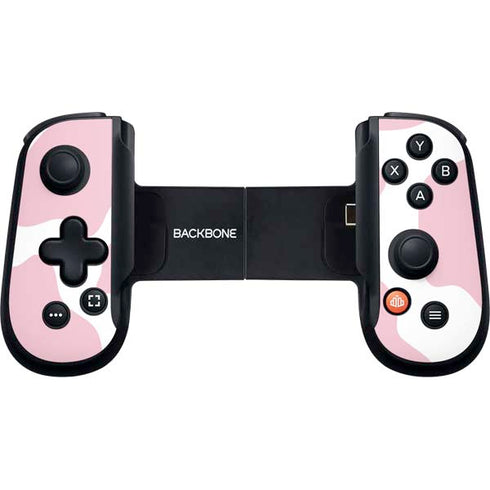 Pink Cow Print Backbone One for iPhone Game Controller Skin