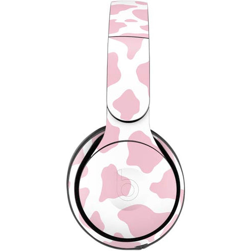 Pink Cow Print Beats Solo Pro Skin