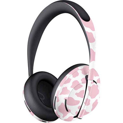 Pink Cow Print Bose Noise Cancelling Headphones 700 Skin
