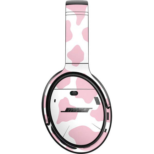 Pink Cow Print Bose QuietComfort 35 II Headphones Skin