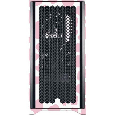 Pink Cow Print Corsair 4000D Tempered Glass Mid-Tower ATX Case Skin