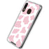 Pink Cow Print Galaxy A30 Clear Case