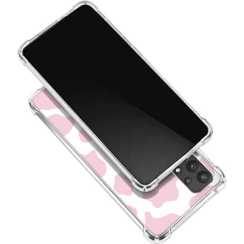 Pink Cow Print Galaxy A32 5G Clear Case