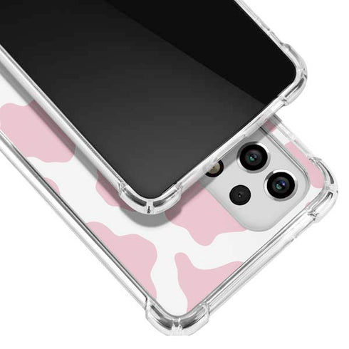 Pink Cow Print Galaxy A33 5G Clear Case
